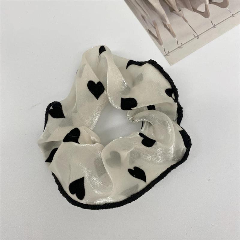 韓國秋冬奶呼呼系大腸髮圈繩(一組5條)-細節圖5