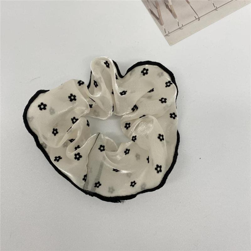 韓國秋冬奶呼呼系大腸髮圈繩(一組5條)-細節圖6