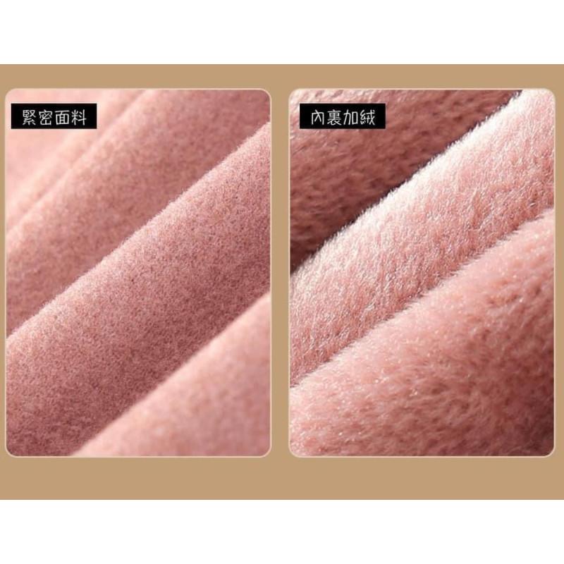 露指加絨德絨保暖半指手套-細節圖8