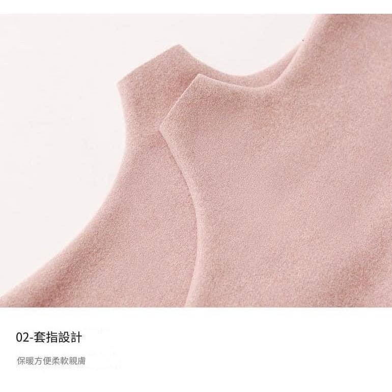 露指加絨德絨保暖半指手套-細節圖9