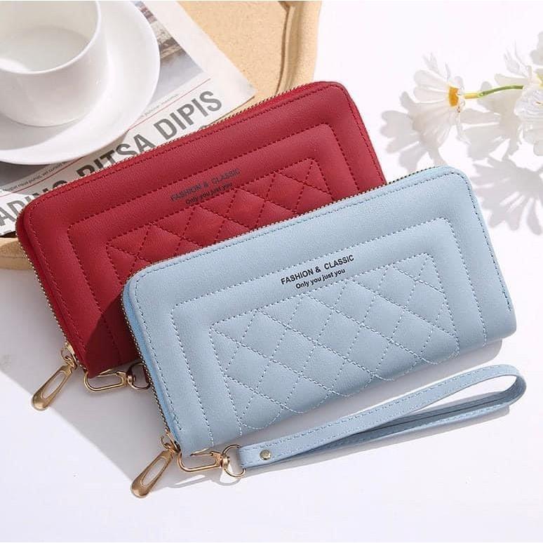 女士多分隔大容量手拿包長夾-細節圖2