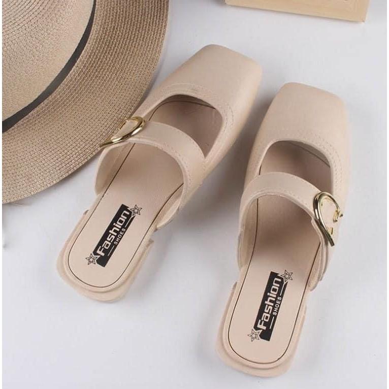 字母Ｄ懶人舒適包頭半拖鞋懶人鞋-細節圖8