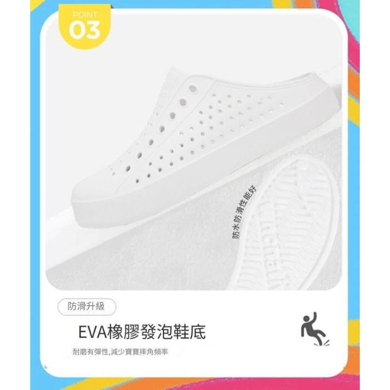 經典男女半脫款防水防滑洞洞鞋-細節圖8
