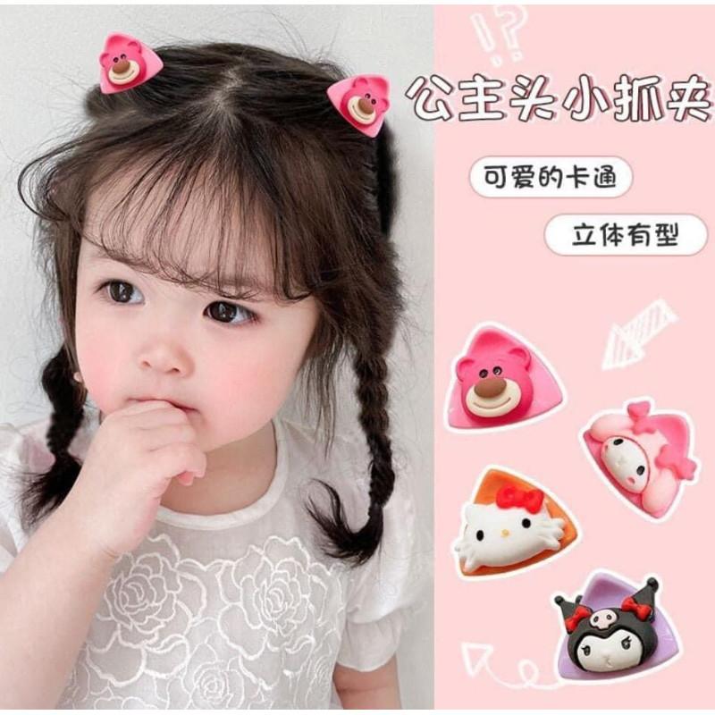 可愛立體卡通公主頭小抓夹10入組-細節圖8