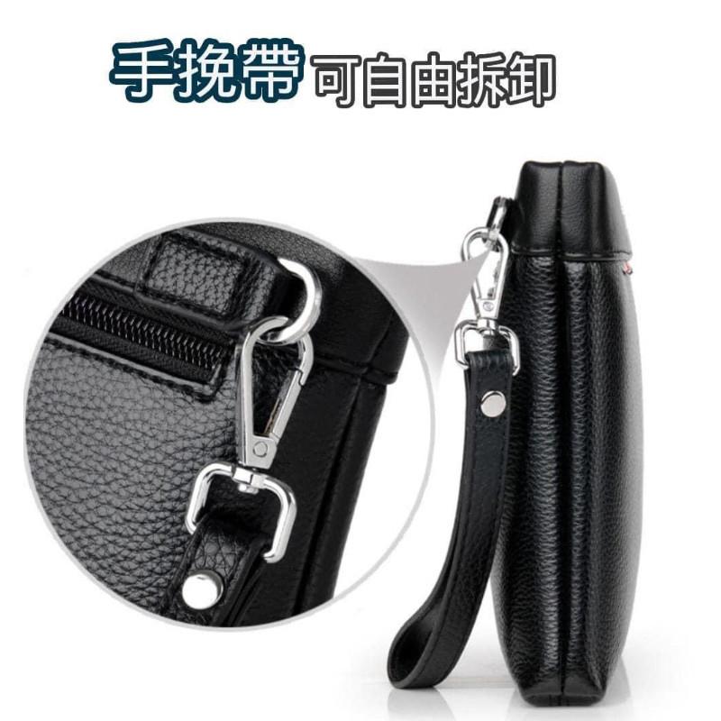 袋鼠皮革大容量多卡位手拿包-細節圖2