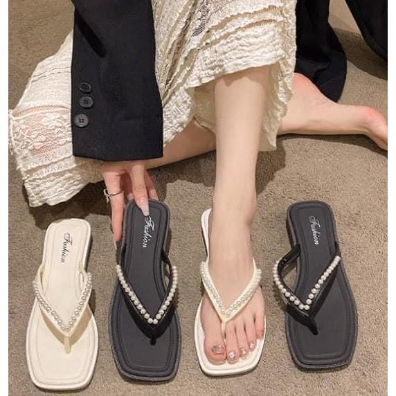 時尚珍珠增高人字拖夾腳拖-細節圖3