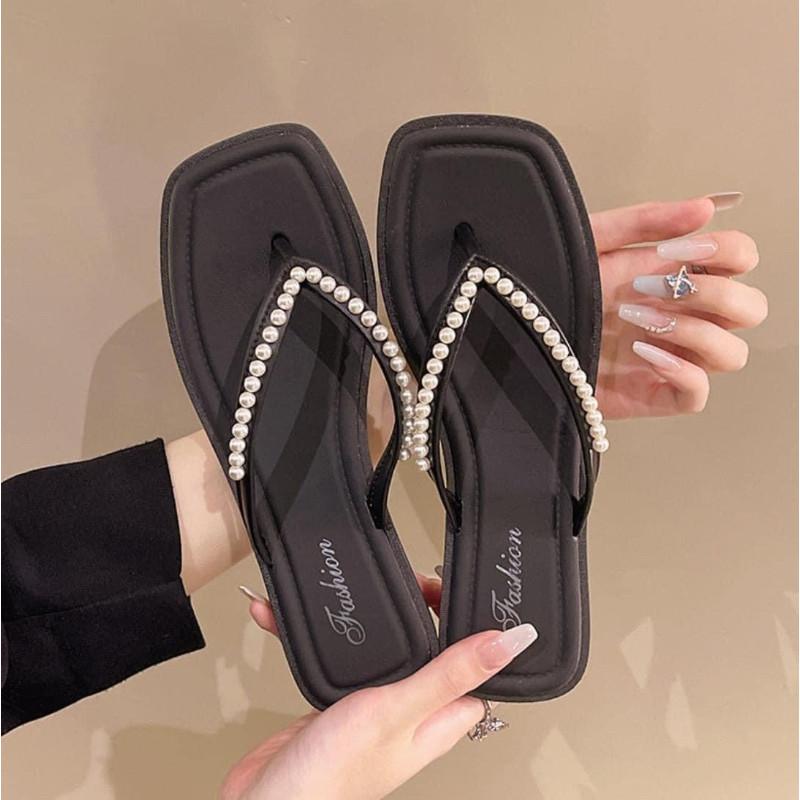 時尚珍珠增高人字拖夾腳拖-細節圖7