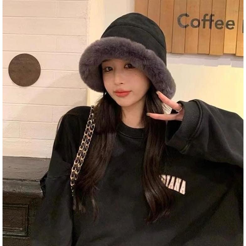 韓國2種戴法毛絨絨護耳保暖漁夫帽蒙古帽-細節圖7