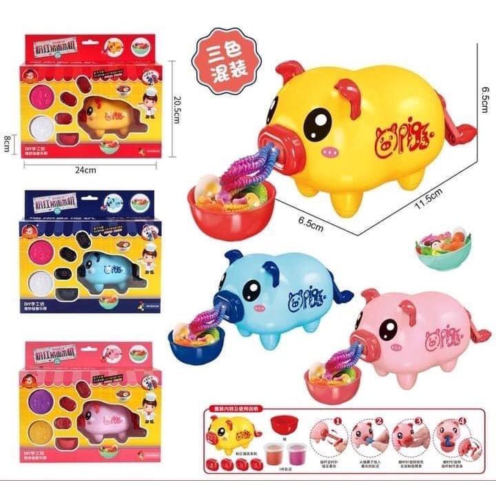 KITTY雜貨舖～DIY小豬麵條機黏土組-細節圖6