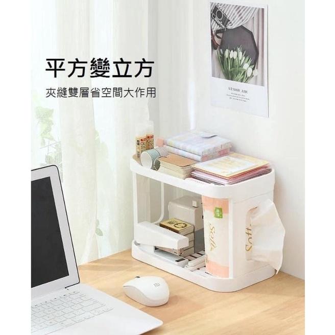 KITTY雜貨舖～日本雙層桌面置物架-細節圖7