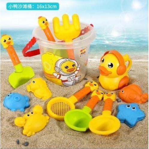 兒童海邊玩沙挖沙鏟子桶14件組-細節圖4