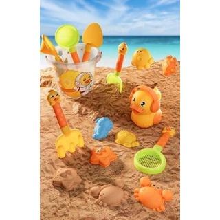 兒童海邊玩沙挖沙鏟子桶14件組-細節圖5