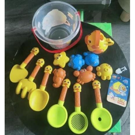 兒童海邊玩沙挖沙鏟子桶14件組-細節圖6