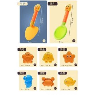 兒童海邊玩沙挖沙鏟子桶14件組-細節圖8