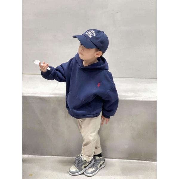 兒童保暖小馬polo帽T-細節圖3