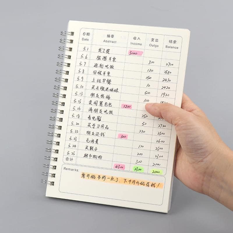 記帳本+日程表筆記本(一組2本/各1)-細節圖2