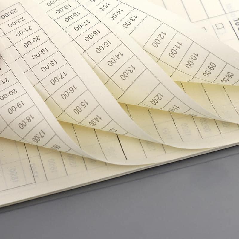 記帳本+日程表筆記本(一組2本/各1)-細節圖9