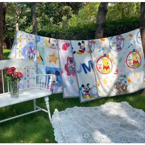 可愛迪士尼珊瑚絨標準雙人床大條毛毯被-細節圖5