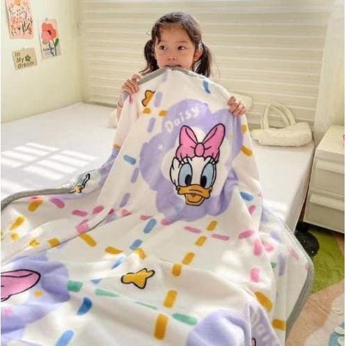 可愛迪士尼珊瑚絨標準雙人床大條毛毯被-細節圖7