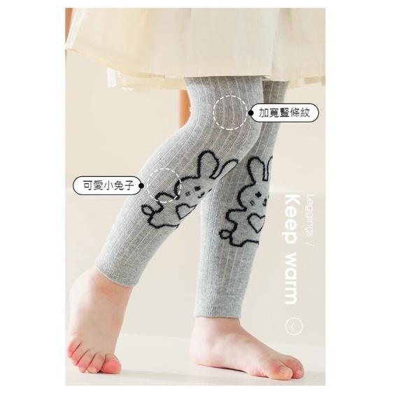 KITTY雜貨舖~女童小熊豎條打底褲-細節圖3