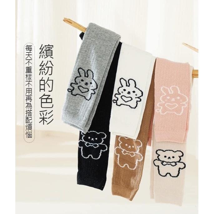 KITTY雜貨舖~女童小熊豎條打底褲-細節圖5