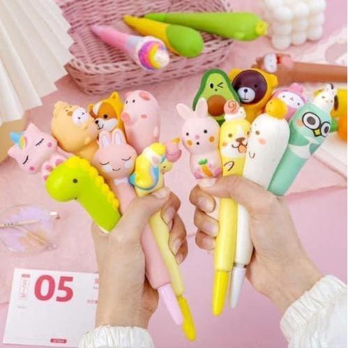 軟綿綿捏捏樂減壓筆(一組4支)-細節圖4
