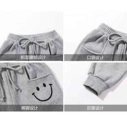 兒童秋冬笑臉束腳長棉褲-細節圖6