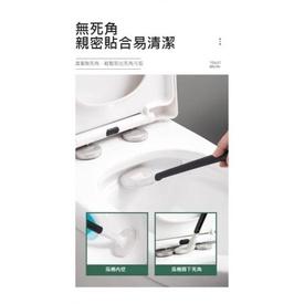 無死角雙面矽膠馬桶刷(一組3支)-細節圖2