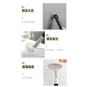 無死角雙面矽膠馬桶刷(一組3支)-細節圖9