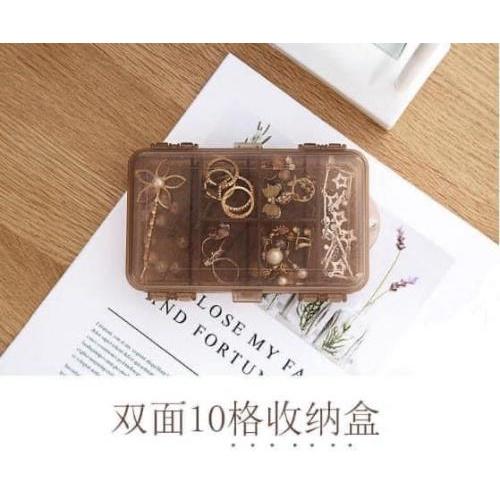 雙層分隔飾品收納盒(一組2個)-細節圖3