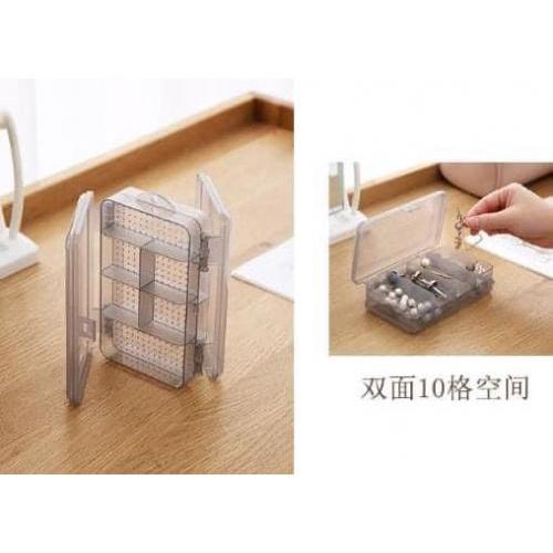 雙層分隔飾品收納盒(一組2個)-細節圖4