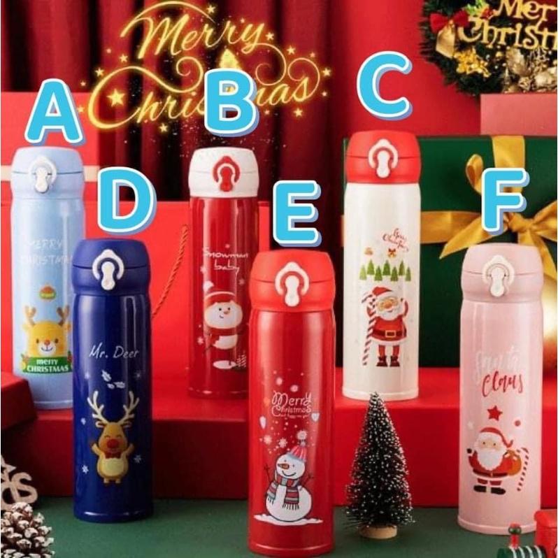 聖誕系列不鏽鋼彈跳保溫瓶-細節圖3