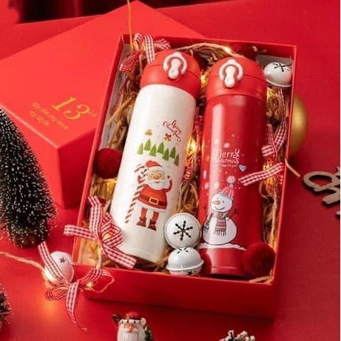 聖誕系列不鏽鋼彈跳保溫瓶-細節圖4