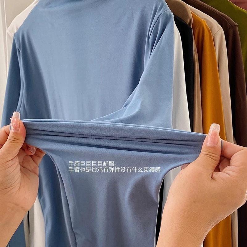 韓版半高領多色打底衣-細節圖8