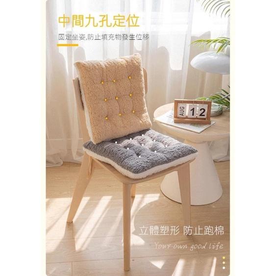 冬季加厚羊羔毛絨坐椅墊-細節圖4