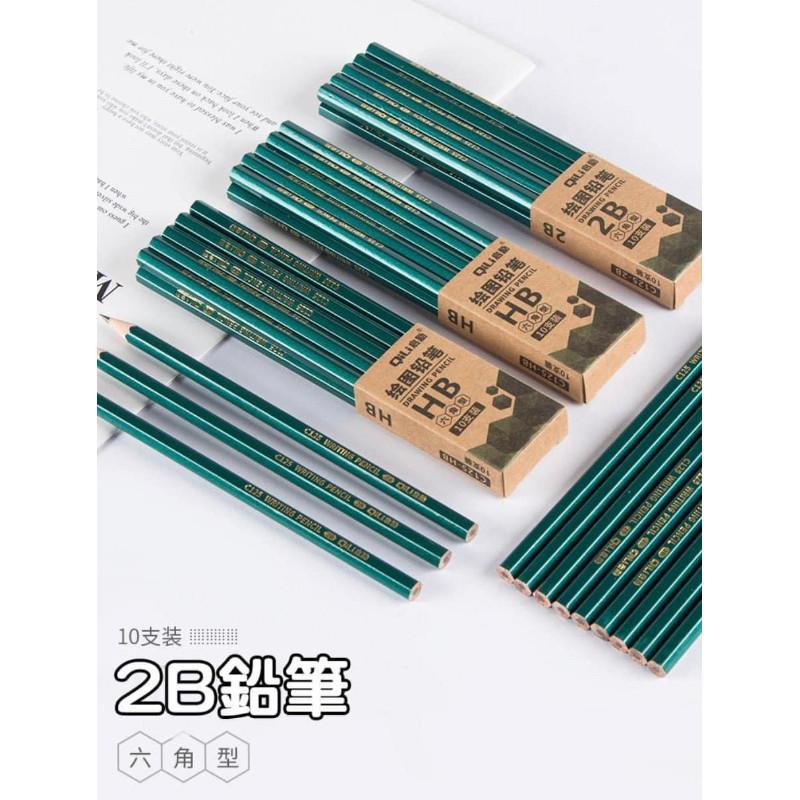 2B六角防滑考試專用繪畫鉛筆10支組-細節圖4