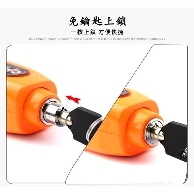 免彎腰機車腳踏車油門鎖防盜鎖-細節圖2