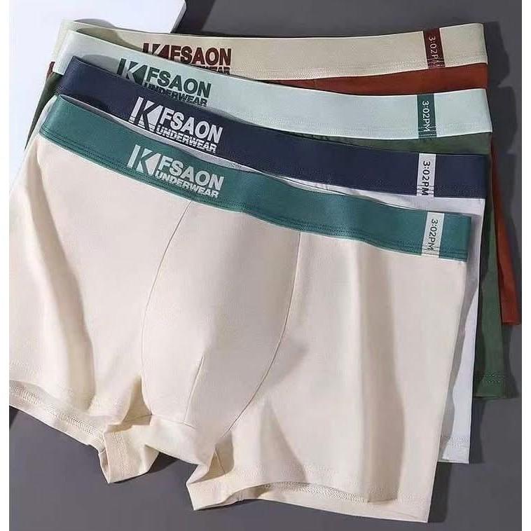 男士3D立體純棉7A抑菌四角內褲 (一组4件)-細節圖4