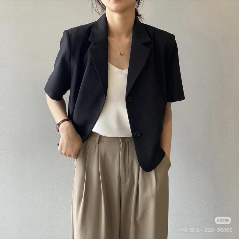 韓國東大門夏季西裝外套-細節圖3