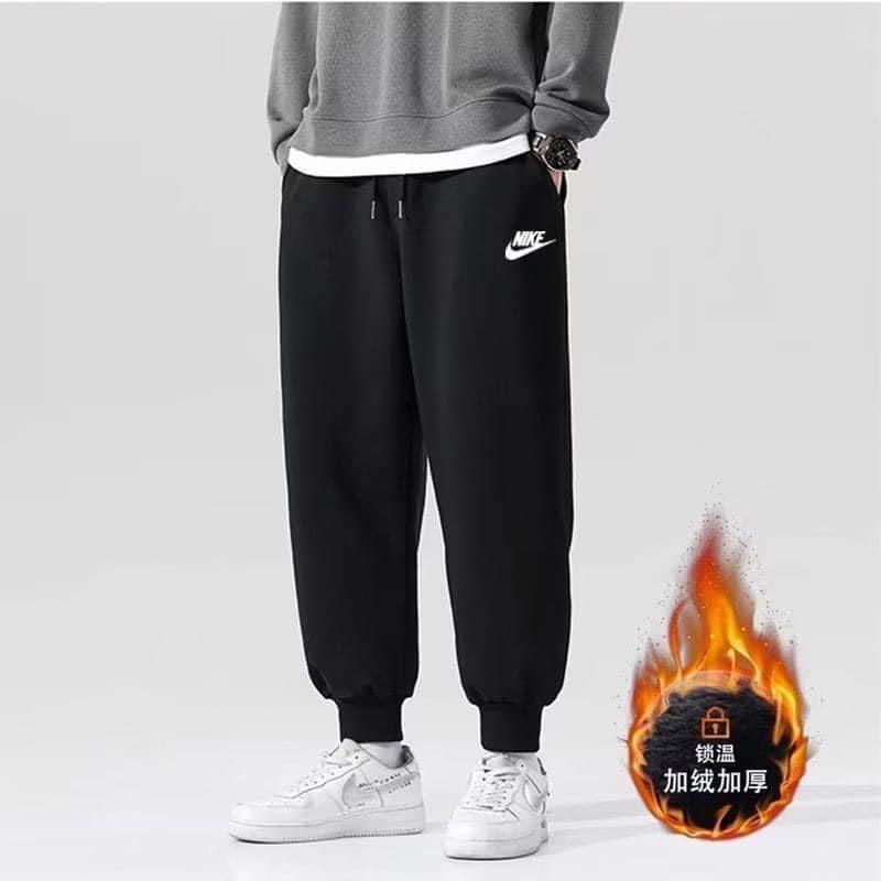 品牌抗寒整件加絨加厚縮口褲長褲-細節圖5