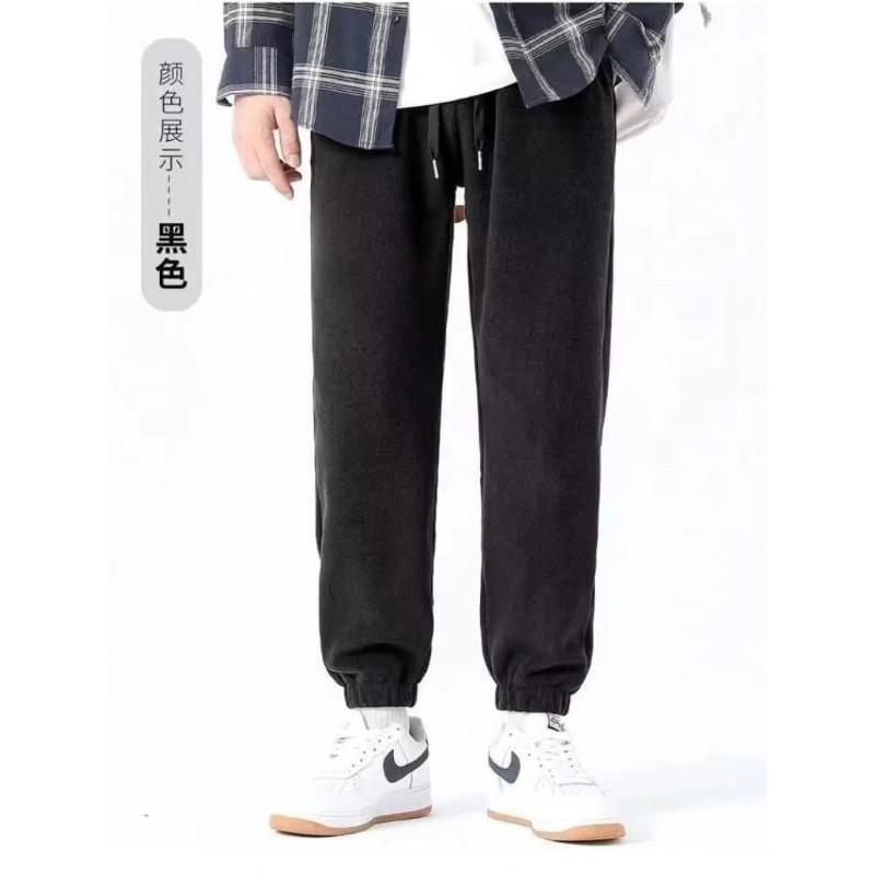 ”雙面“羊羔絨加絨加厚束口褲長褲-細節圖8