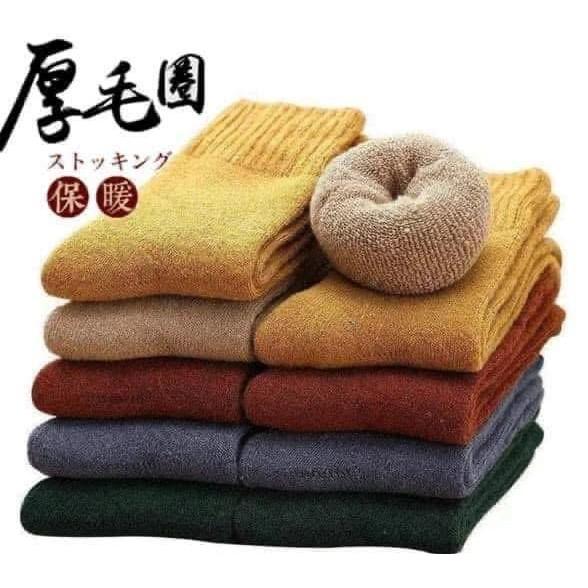 加絨加厚羊毛圈瓦毛巾襪保暖襪(一組5雙)-細節圖8