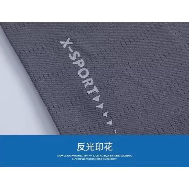冰絲四面彈反光字母上衣Ｔ恤-細節圖5