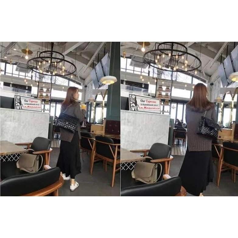 不規則高腰假兩件式打底褲裙-細節圖9