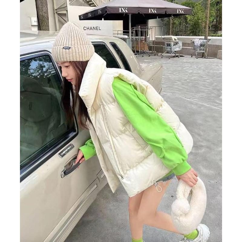 韓版顯瘦輕量保暖羽絨背心-細節圖7