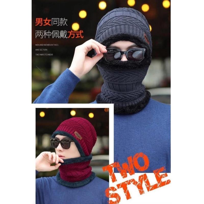 『全加絨』毛帽＋圍脖兩件組-細節圖5