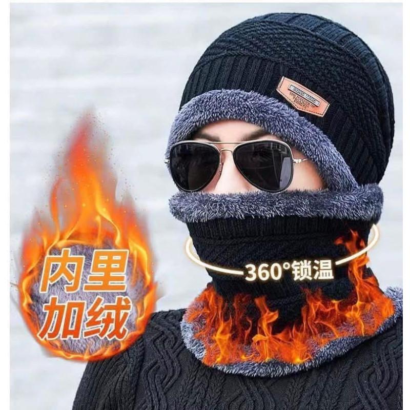 『全加絨』毛帽＋圍脖兩件組-細節圖6