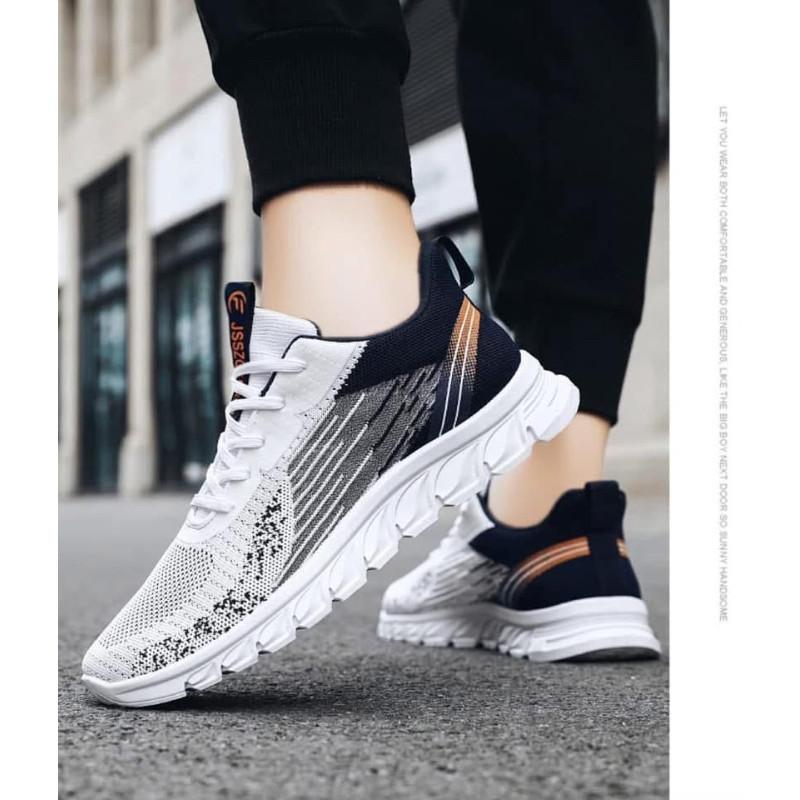 超密透氣孔飛織網面軟底跑鞋運動鞋-細節圖3