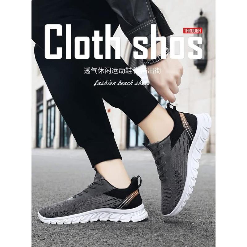 超密透氣孔飛織網面軟底跑鞋運動鞋-細節圖4