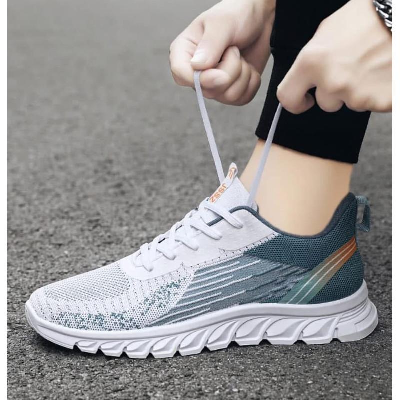 超密透氣孔飛織網面軟底跑鞋運動鞋-細節圖8